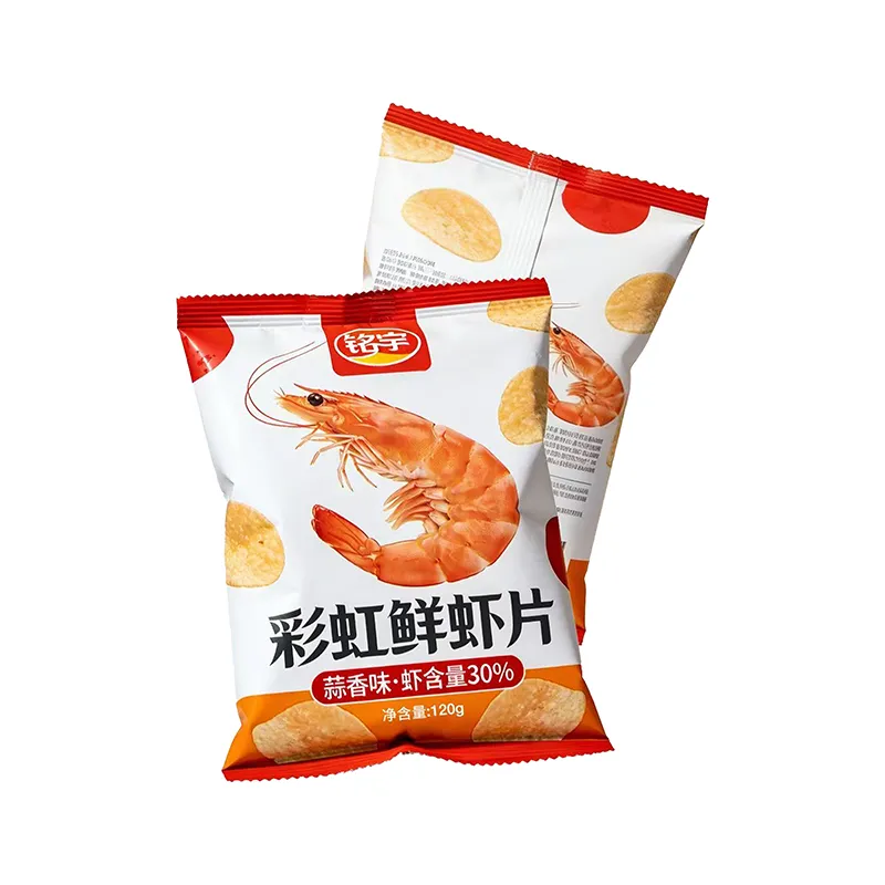 Back-seal food bag size chart