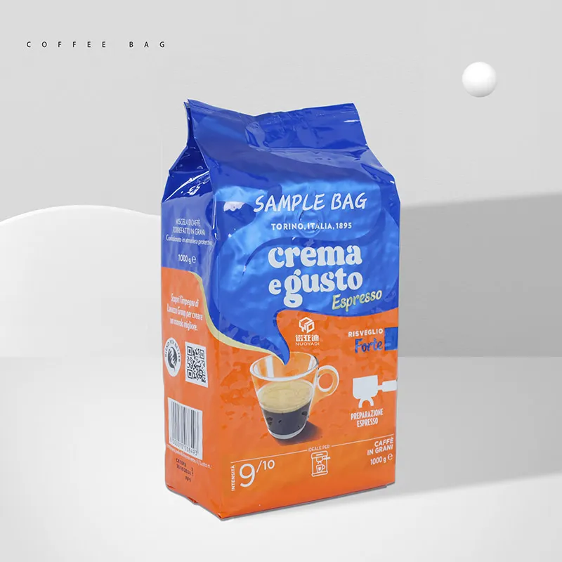 Back-seal coffee bag dimensions diagram